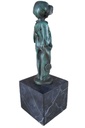 [LA-46288] Bronzeskulptur Bronzefigur Bronze Patiniert Kleines Straßenkind Bild 5