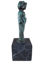 [LA-46288] Bronzeskulptur Bronzefigur Bronze Patiniert Kleines Straßenkind Bild 6