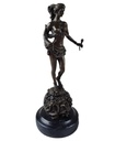 [LA-46294] Bronzeskulptur Bronzefigur Amazone Kriegerin mit Schwert Bild 10