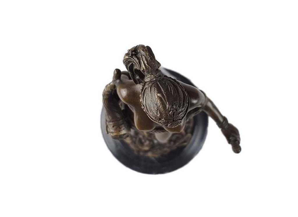 [LA-46294] Bronzeskulptur Bronzefigur Amazone Kriegerin mit Schwert Bild 12