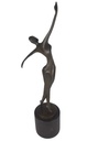 [LA-46296] Bronzeskulptur Bronzefigur Tanzende Frau Tänzerin Abstrakt-Stil Bild 4