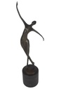 [LA-46296] Bronzeskulptur Bronzefigur Tanzende Frau Tänzerin Abstrakt-Stil Bild 9