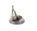 [LA-46302] Bronzeskulptur Bronzefigur Erotik Frau Art-Deco-Stil Bild 8