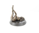 [LA-46302] Bronzeskulptur Bronzefigur Erotik Frau Art-Deco-Stil Bild 9