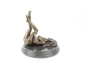 [LA-46302] Bronzeskulptur Bronzefigur Erotik Frau Art-Deco-Stil Bild 18