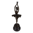 [LA-46303] Bronzeskulptur Bronzefigur Ballerina Balletttänzerin Bild 3