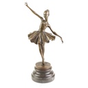 [LA-46304] Bronzeskulptur Bronzefigur Frau Tänzerin Ballerina Balletttänzerin Bild 2