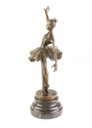 [LA-46304] Bronzeskulptur Bronzefigur Frau Tänzerin Ballerina Balletttänzerin Bild 5
