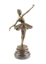 [LA-46304] Bronzeskulptur Bronzefigur Frau Tänzerin Ballerina Balletttänzerin Bild 10