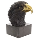 [LA-46311] Bronzeskulptur Bronzefigur groß Vogel Adlerkopf Art-Deco-Stil Bild 2