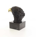 [LA-46311] Bronzeskulptur Bronzefigur groß Vogel Adlerkopf Art-Deco-Stil Bild 6