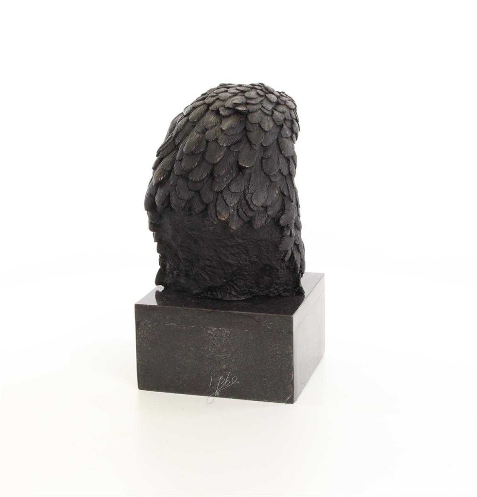 [LA-46311] Bronzeskulptur Bronzefigur groß Vogel Adlerkopf Art-Deco-Stil Bild 9