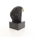 [LA-46311] Bronzeskulptur Bronzefigur groß Vogel Adlerkopf Art-Deco-Stil Bild 10