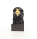 [LA-46311] Bronzeskulptur Bronzefigur groß Vogel Adlerkopf Art-Deco-Stil Bild 14