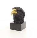 [LA-46311] Bronzeskulptur Bronzefigur groß Vogel Adlerkopf Art-Deco-Stil Bild 15