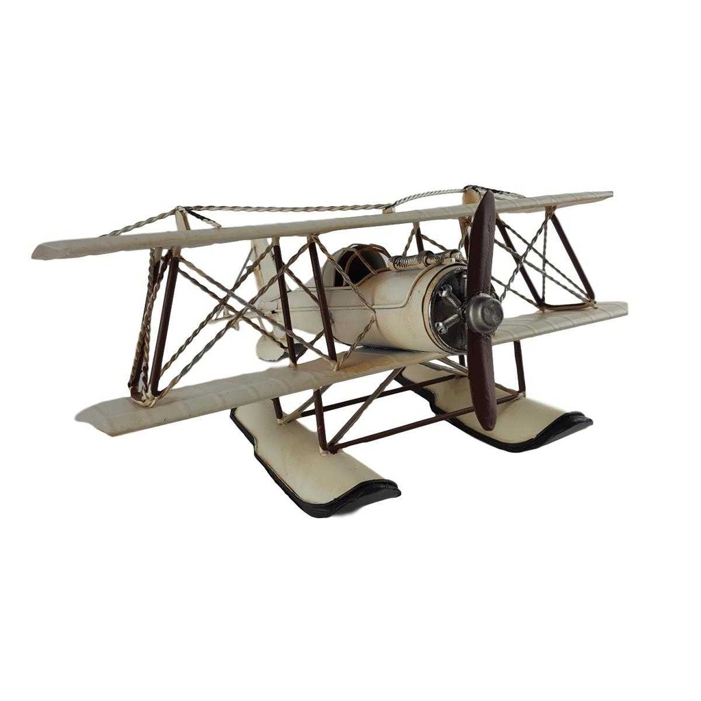 [LA-46406] Blechmodell Blechflugzeug Modellflugzeug Metall Blech Wasserflugzeug Bild 4
