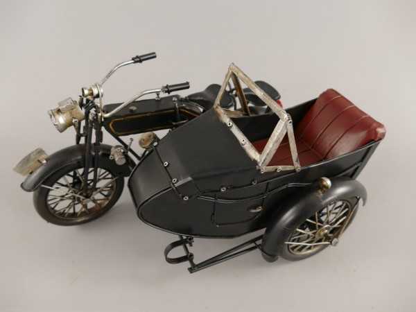 [LA-46452] Blechmodell Blechmotorrad Modellmotorrad Motorrad mit Beiwagen Bild 2