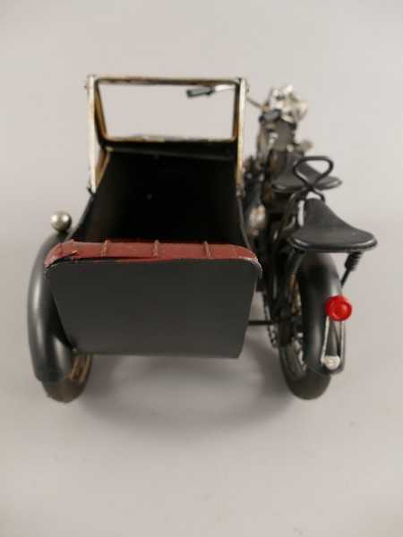 [LA-46452] Blechmodell Blechmotorrad Modellmotorrad Motorrad mit Beiwagen Bild 6