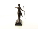 [LA-46481] Bronzeskulptur Bronzefigur Frau Amazonen Kriegerin mit Speer Bild 11