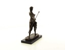 [LA-46481] Bronzeskulptur Bronzefigur Frau Amazonen Kriegerin mit Speer Bild 12
