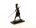 [LA-46481] Bronzeskulptur Bronzefigur Frau Amazonen Kriegerin mit Speer Bild 13