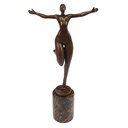 [LA-46482] Bronzeskulptur Bronzefigur Frau Modern Abstrakt-Stil #46482 Bild 2