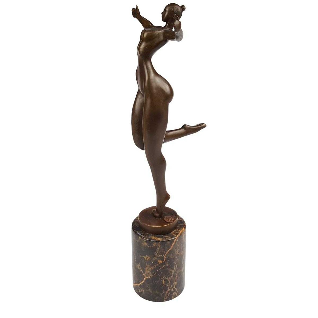 [LA-46482] Bronzeskulptur Bronzefigur Frau Modern Abstrakt-Stil #46482 Bild 3