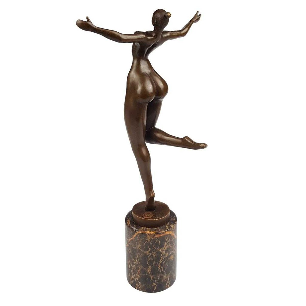 [LA-46482] Bronzeskulptur Bronzefigur Frau Modern Abstrakt-Stil #46482 Bild 4