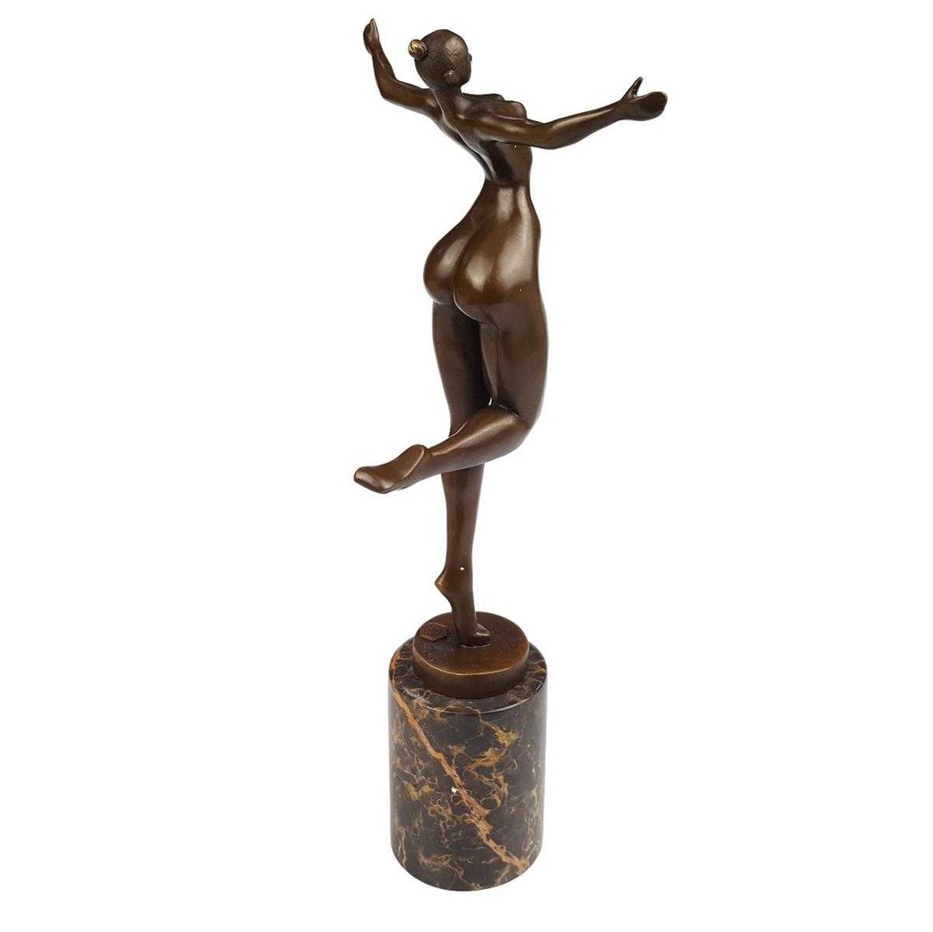 [LA-46482] Bronzeskulptur Bronzefigur Frau Modern Abstrakt-Stil #46482 Bild 5