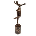 [LA-46482] Bronzeskulptur Bronzefigur Frau Modern Abstrakt-Stil #46482 Bild 5
