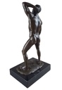 [LA-46520] Bronzeskulptur Bronzefigur Erotik Mann Nackt Akt Bild 6