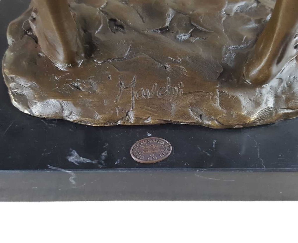 [LA-46520] Bronzeskulptur Bronzefigur Erotik Mann Nackt Akt Bild 11