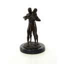 [LA-46522] Bronzeskulptur Bronzefigur Erotik Liebesakt Nackte Gays Boys Jungs Männer Paar Bild 3