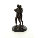 [LA-46522] Bronzeskulptur Bronzefigur Erotik Liebesakt Nackte Gays Boys Jungs Männer Paar Bild 4