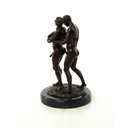 [LA-46522] Bronzeskulptur Bronzefigur Erotik Liebesakt Nackte Gays Boys Jungs Männer Paar Bild 7
