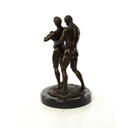 [LA-46522] Bronzeskulptur Bronzefigur Erotik Liebesakt Nackte Gays Boys Jungs Männer Paar Bild 8