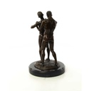 [LA-46522] Bronzeskulptur Bronzefigur Erotik Liebesakt Nackte Gays Boys Jungs Männer Paar Bild 9