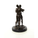 [LA-46522] Bronzeskulptur Bronzefigur Erotik Liebesakt Nackte Gays Boys Jungs Männer Paar Bild 11