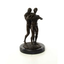 [LA-46522] Bronzeskulptur Bronzefigur Erotik Liebesakt Nackte Gays Boys Jungs Männer Paar Bild 16
