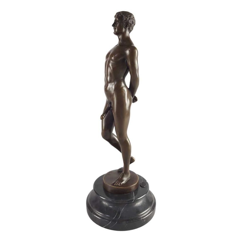 [LA-46524] Bronzeskulptur Bronzefigur Erotik Art-Deco-Stil Bild 2