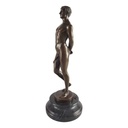 [LA-46524] Bronzeskulptur Bronzefigur Erotik Art-Deco-Stil Bild 2