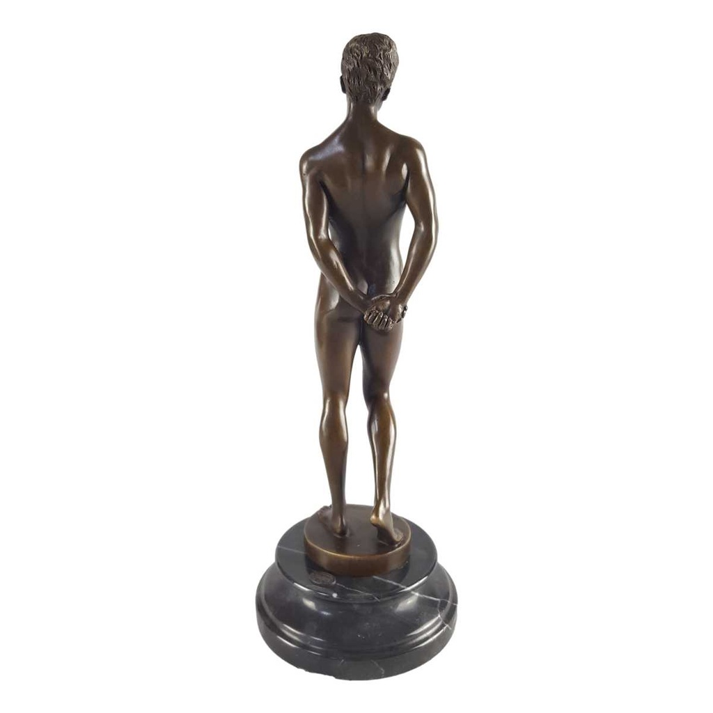 [LA-46524] Bronzeskulptur Bronzefigur Erotik Art-Deco-Stil Bild 3
