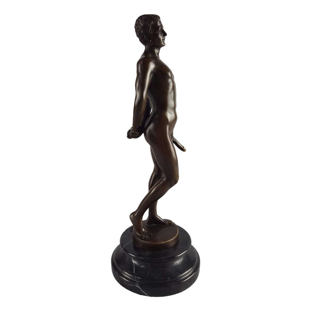 [LA-46524] Bronzeskulptur Bronzefigur Erotik Art-Deco-Stil Bild 4