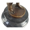 [LA-46524] Bronzeskulptur Bronzefigur Erotik Art-Deco-Stil Bild 5