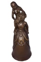 [LA-46569] Bronzeskulptur Bronzefigur Tischglocke Bronze Aktpaar Bild 2