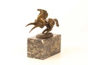 [LA-46971] Bronzeskulptur Bronzefigur Sich Aufbäumendes Pferd Abstrakt-Stil Bild 7