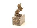[LA-46971] Bronzeskulptur Bronzefigur Sich Aufbäumendes Pferd Abstrakt-Stil Bild 14