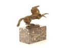[LA-46971] Bronzeskulptur Bronzefigur Sich Aufbäumendes Pferd Abstrakt-Stil Bild 15