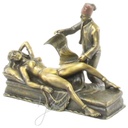 [LA-47117] Bronzeskulptur Bronzefigur Liegende Nackte Frau Bild 2