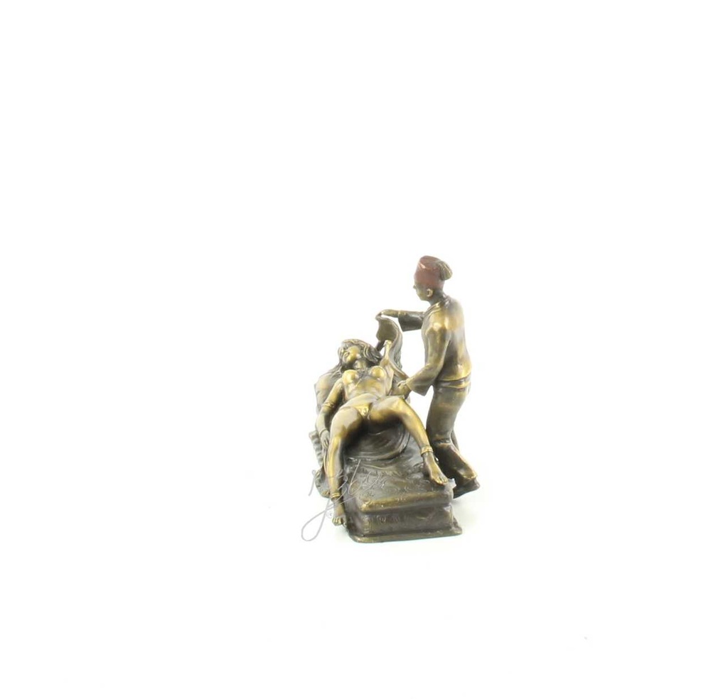 [LA-47117] Bronzeskulptur Bronzefigur Liegende Nackte Frau Bild 4